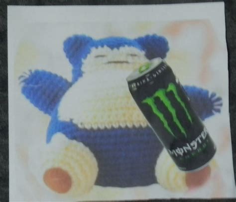 Monster Energy Drink Had No Effect On Snorlax Crochet Monsters Monster Energy Drink Monster