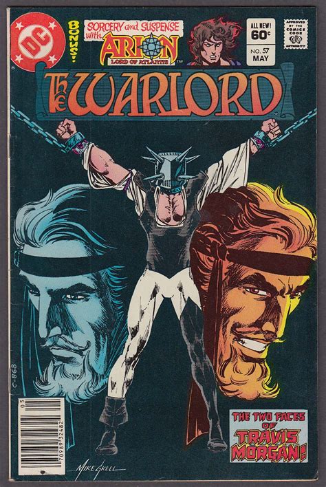 WARLORD #57 DC comic book 5 1982