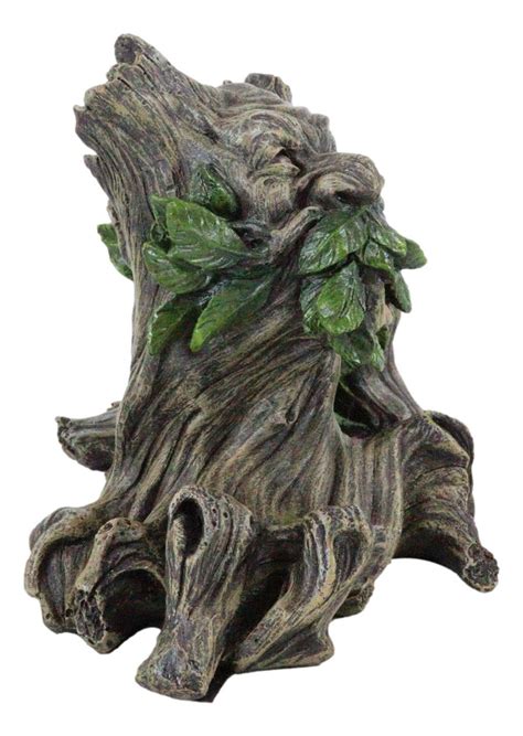 Ebros Celtic Forest Spirit Greenman Decorative Bookends Figurine Pair Ebros T