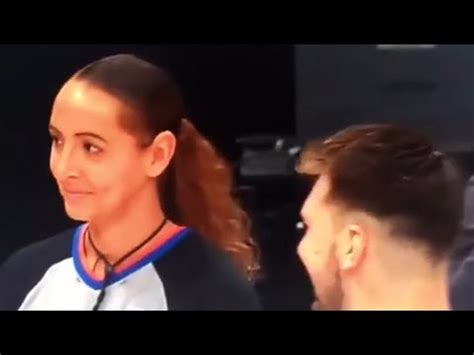 Luka Doncic Gets Caught Flirting With A Female Referee YouTube