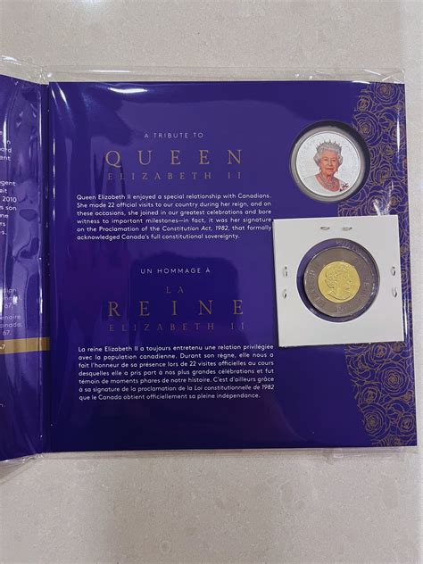 Queen Elizabeth II Coin Set queen Portrait Honour Queen Elizabeth II 1/ ...