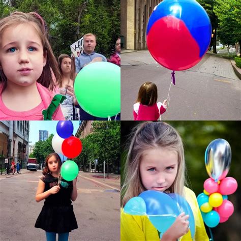 Two Korean Ladies In A Balloon Blowing Contest Stable Diffusion