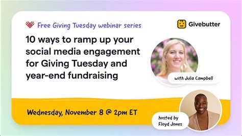 Ways To Ramp Up Your Social Media Engagement For Giving Tuesday And