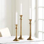 Emmett Antique Brass Taper Candle Holder Reviews Crate