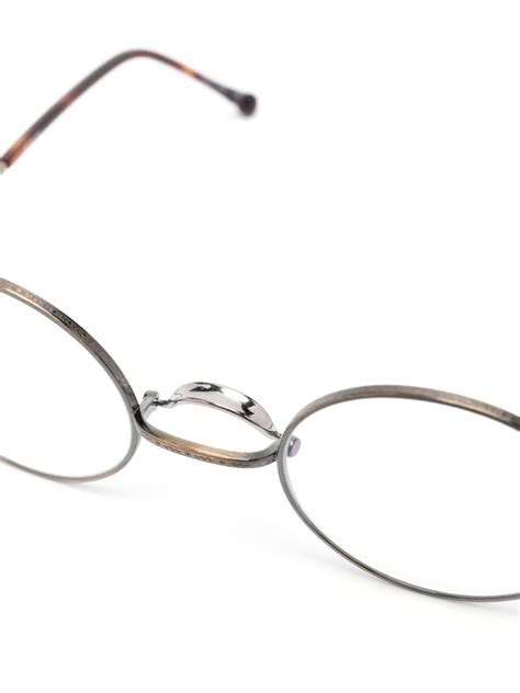 Matsuda Round Frame Optical Glasses Brown Farfetch