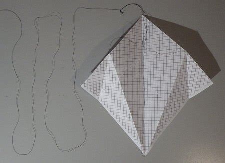 An Origami Kite From A Or Letter Paper