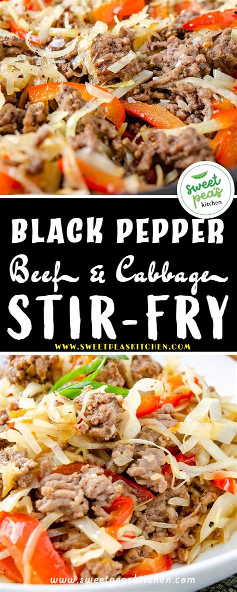 Black Pepper Beef And Cabbage Stir Fry Artofit