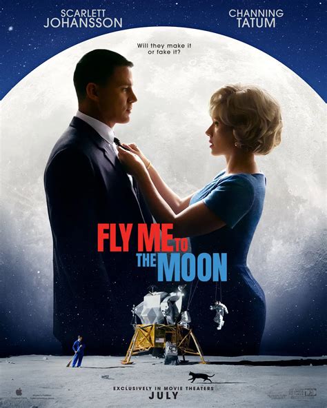 Fly Me To The Moon Poster Previews Scarlett Johansson And Channing Tatum