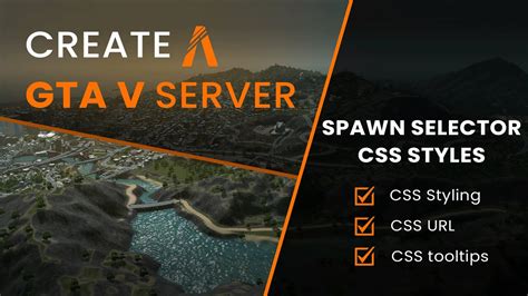 Create A FiveM Framework Spawn Selector CSS Styling YouTube
