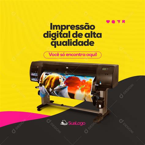 Impress O Digital De Alta Qualidade Gr Fica Social Media Psd Edit Vel