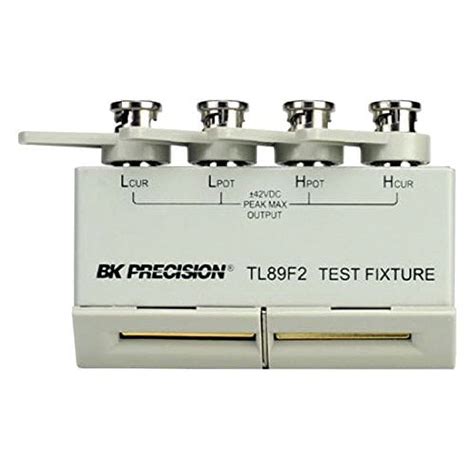 BK Precision TL89F2 4 Terminal Low Profile Test Fixture For Bench LCR