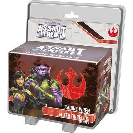 Sabine Wren & Zeb Orellios est une extension pour le jeu Assaut Sur L'Empire. Obi Wan, Sith ...