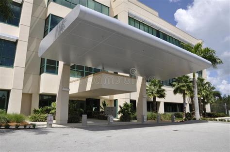 Modern Hospital Entrance