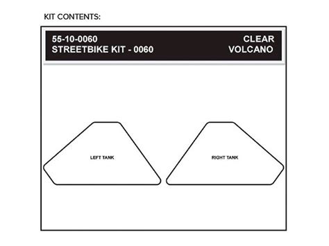 Kit De Pegatinas De Dep Sito Stompgrip Volcano Triumph Tiger