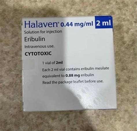 Eribulin Solution Mg Ml Halaven At Rs Vial Anti Cancer