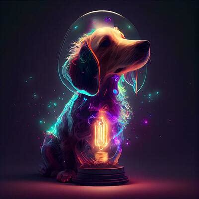 Neon Dog Stock Photos, Images and Backgrounds for Free Download