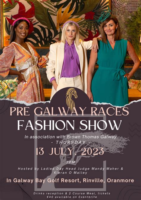 Pre-Galway Races Fashion Show with Brown Thomas, Galway - NBCRI