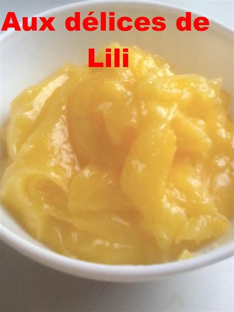 LEMON CURD Micro Ondes AUX DELICES DE LILI