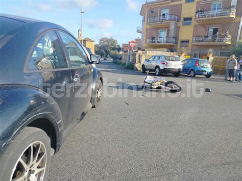 Incidente In Viale Manzoni A Cerveteri Moto A Terra La Citt News