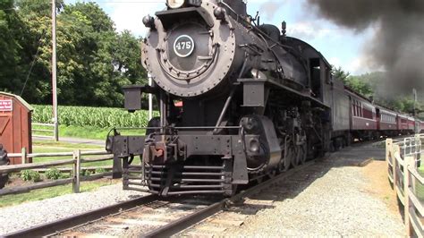 Strasburg 475 At Cherry Hill Railroad Crossing Youtube