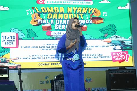 Dandim Serang Gelar Lomba Nyanyi Dalam Rangka Hut Ke Tni