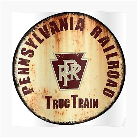 Pennsylvania Railroad Truc Train Poster By Jandavidthomson Redbubble