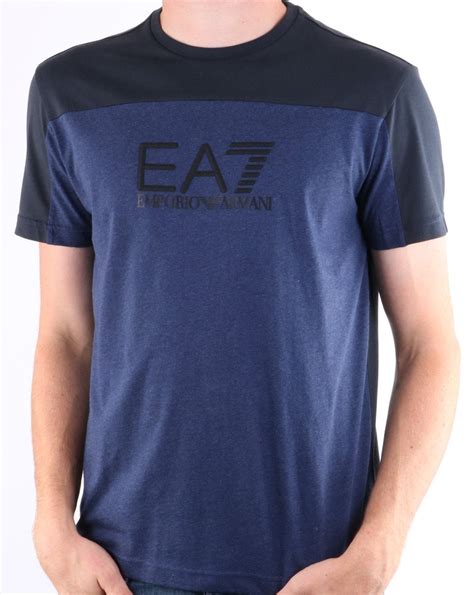 Emporio Armani Ea7 T Shirt Active Blue 80s Casual Classics