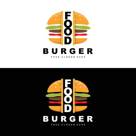 Hamburguer Logotipo Velozes Comida Projeto P O E Legumes Vetor