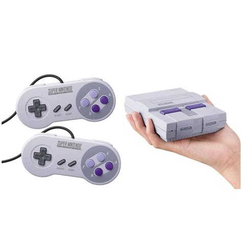 Mini Console Super Nintendo Retr Controles Jogos Digitais