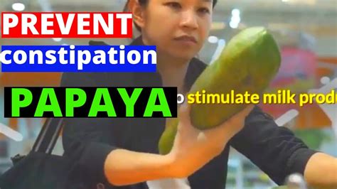 How To Prevent Constipation Health Benefits Of Papaya Fruit Youtube