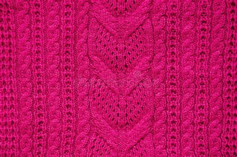 Pink Knitted Sweater Texture Stock Photo Image Of Grungy Cloth 11958364