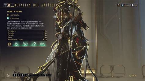 Trinity Prime Como Conseguir Facil Y Rapido Warframe 2020 Youtube