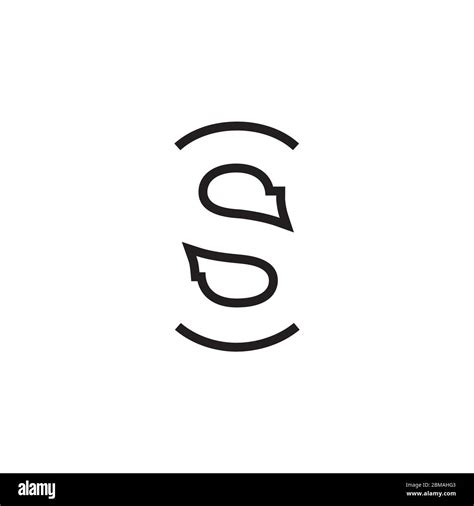 Lines Curved Shape Letter S Design Concept Stock Vector Image And Art Alamy