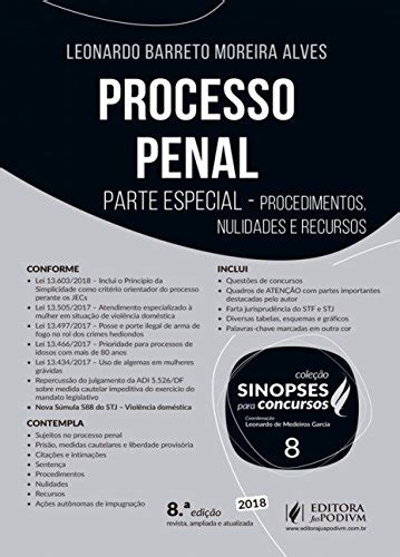 Processo Penal Parte Especial Procedimentos Nulidades E Recursos By