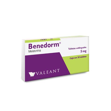 Benedorm Tabs Sublingual 5 Mg 20 Blpa Farmacia Snel Cerca De Ti