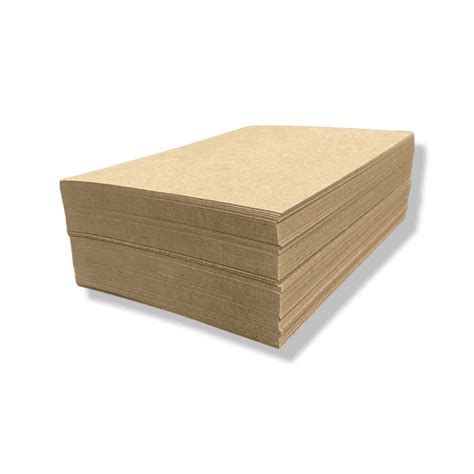 100 5x7 Inch Chipboard 22pt Recycled Pressed Cardboard Kraft