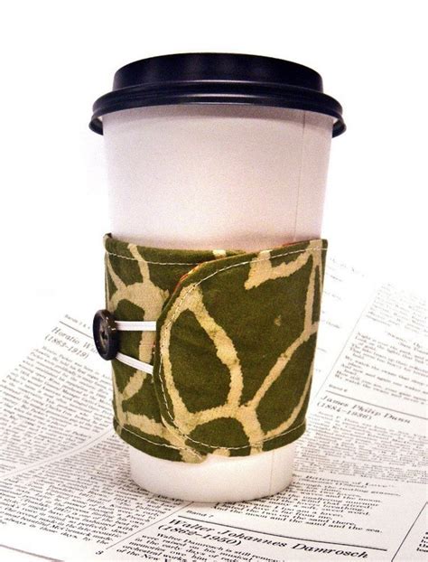 PDF Reversible Coffee Cup Sleeve Pattern