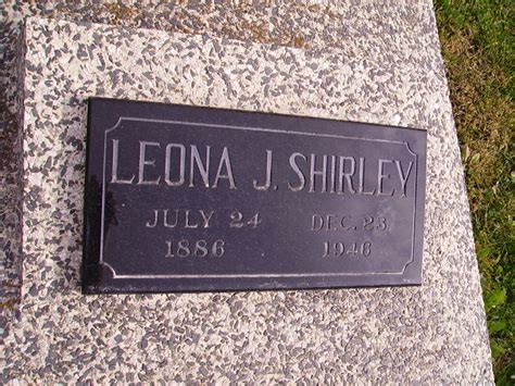 Leona Jane Lucy” Turley Shirley 1886 1946 Find A Grave Memorial