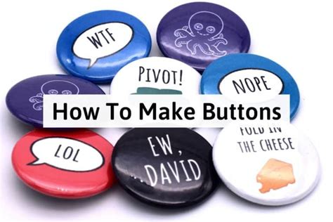 How to Make Buttons - Easy DIY Button Pins - AB Crafty