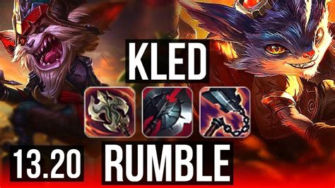 Kled Vs Rumble Top Rank 1 Kled Comeback Rank 19 Br Challenger