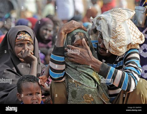 After Weeks On The Move Somali Refugees Have Finally Arrived At A Stock