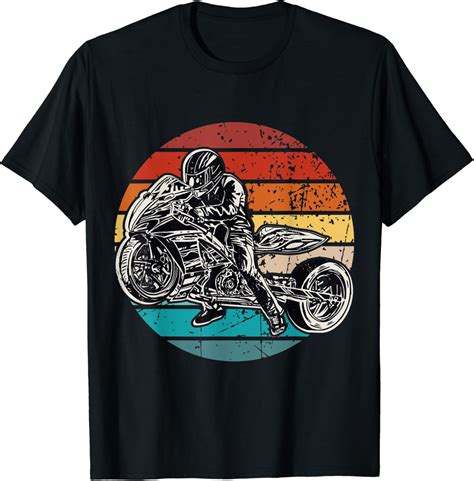 Vintage Motorcycle Drag Racing Sprints Drag Bike Rider T Shirt Uk Clothing