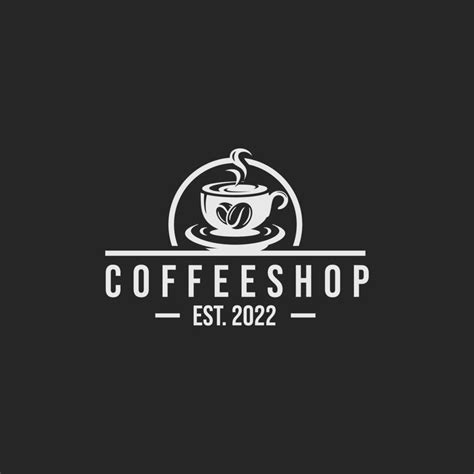 Coffee shop logo design vector 19057207 Vector Art at Vecteezy