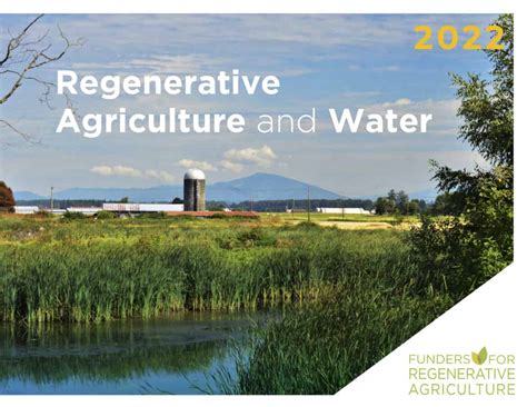 Brief Regenerative Agriculture And Water Funders For Regenerative