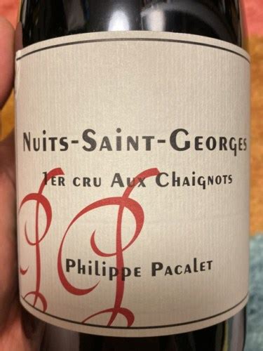 Philippe Pacalet Nuits Saint Georges Er Cru Aux Chaignots Vivino Us