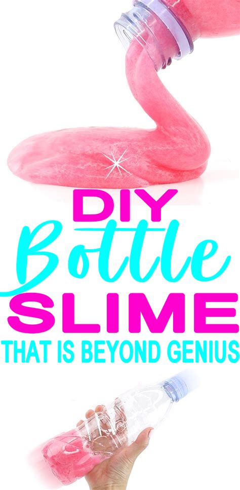 How To Make Slime With A Bottle No Glue Slime No Mess Slime