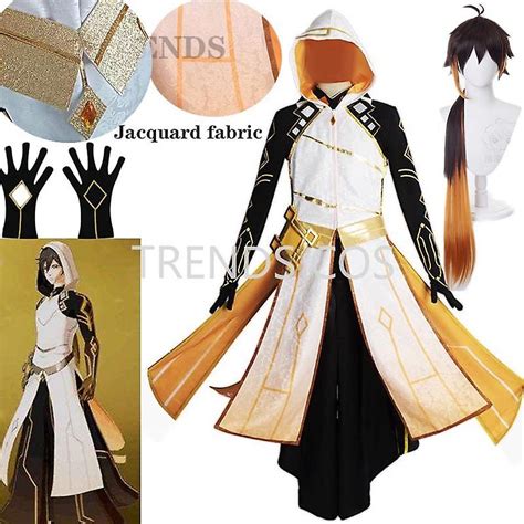 Spiel Genshin Impact Rex Lapis Morax Cosplay Outfits Zhongli Cosplay