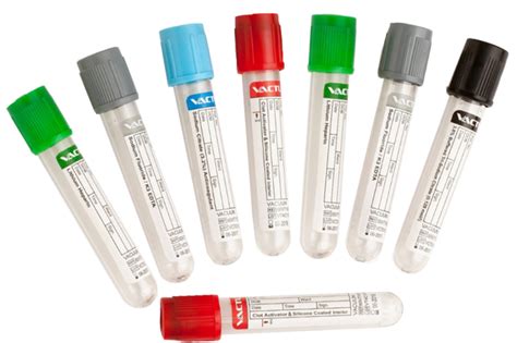 Schematic Diagram Of A Blood Collection Tube Decoding The Color Codes