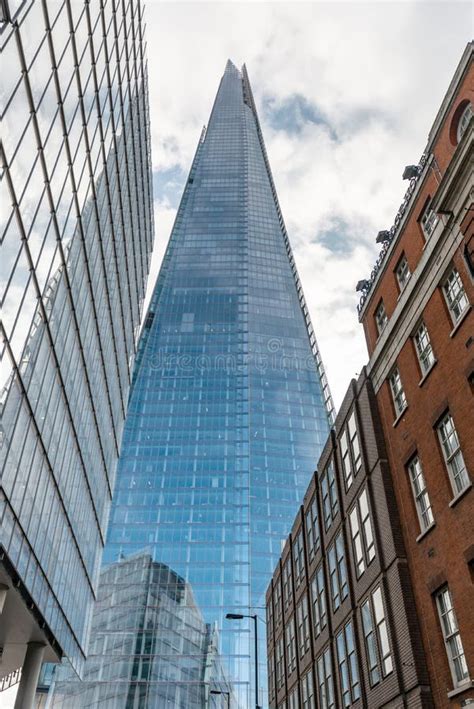 The Shard Showing Architectural Detail Editorial Photo Image Of