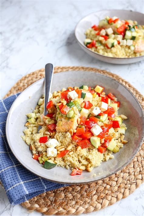 Couscous Met Zalm En Courgette Lekker En Simpel